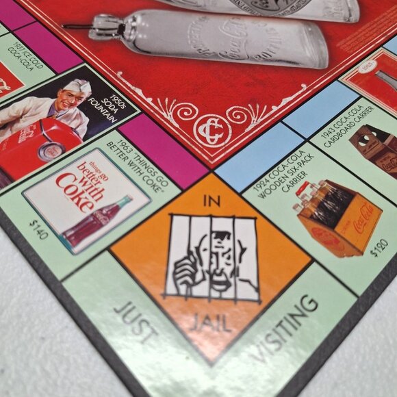 Monopoly‎ Coca-Cola 125th Anniversary Replacement Board Pop Soda Game Piece - Picture 5 of 7